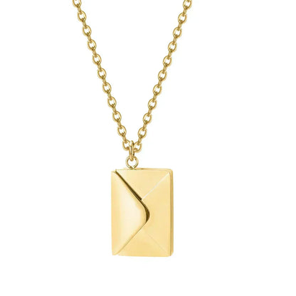 FORTIVUS™   - ENVELOPE LOVE LETTER PENDANT NECKLACE