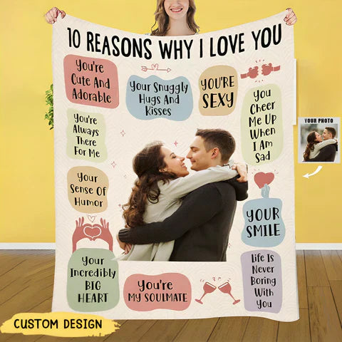 FORTIVUS™   - 10 REASONS I ADORE MY PERSONALIZED PHOTO BLANKET
