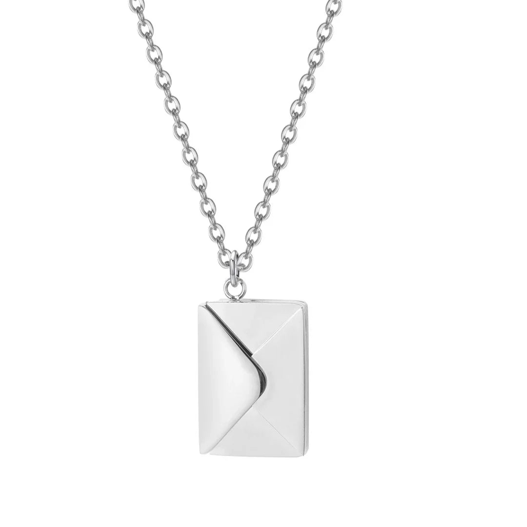 FORTIVUS™   - ENVELOPE LOVE LETTER PENDANT NECKLACE